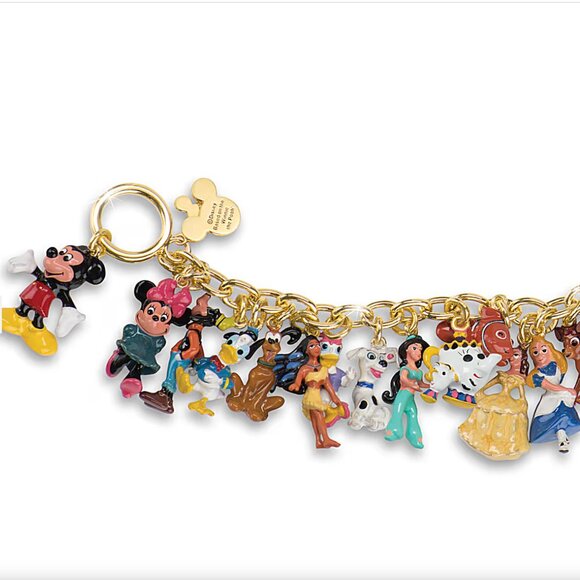 24K Gold - The Ultimate Disney Classic 37-Character Charm Bracelet - Picture 5 of 8